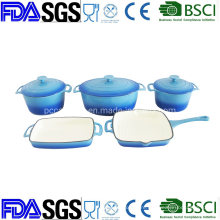 BSCI, LFGB, FDA Approved Cast Iron Cookware Set China Factory